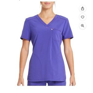 Scrubstar purple berry top